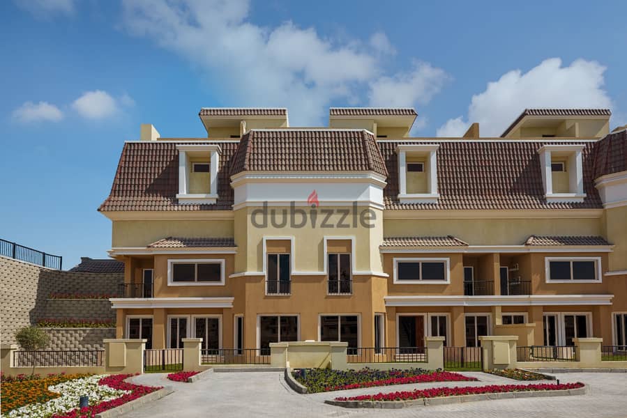 Apartment for sale ready to move in Sarai Compound ground with garden  167 m + 139 garden 5