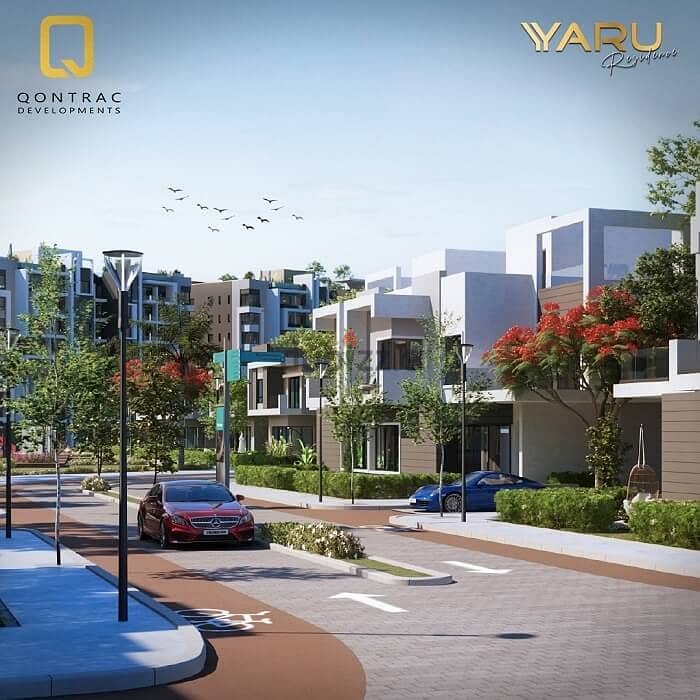 Two-bedroom apartment for sale in the New Administrative Capital, 15% down payment in yaru Compound 0