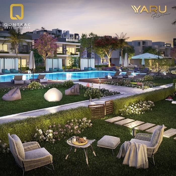 Two-bedroom apartment for sale in the New Administrative Capital, 15% down payment in yaru Compound 7