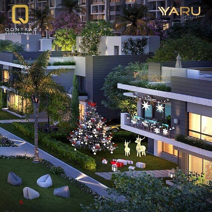 Two-bedroom apartment for sale in the New Administrative Capital, 15% down payment in yaru Compound 8