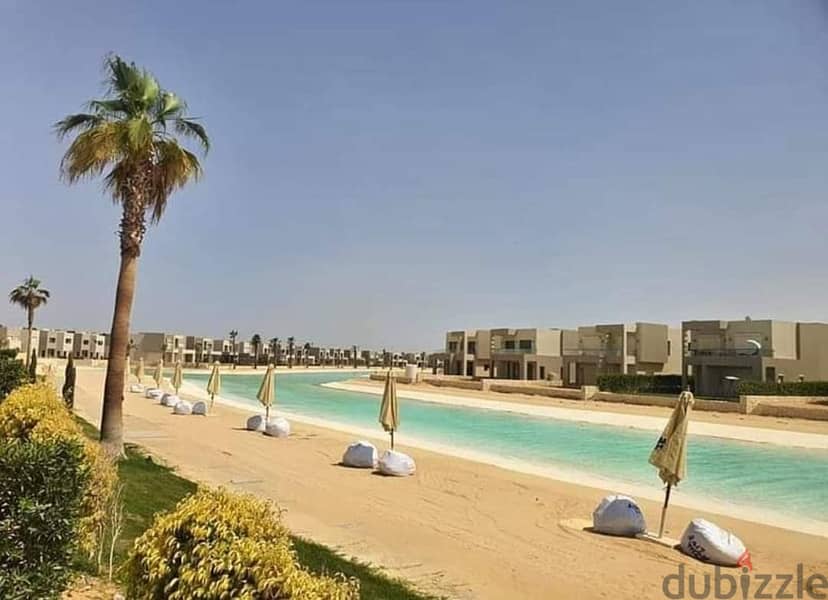 3-BR chalet with panoramic sea and lagoon view, fully finished  Azha - Ras El Hekma - North Coast 6