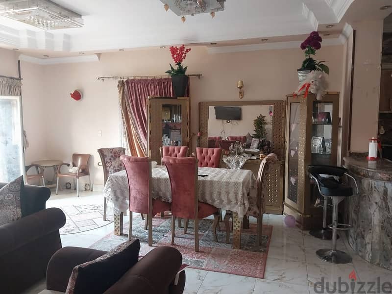 Furnished apartment for rent, 200 sqm, in Banafseg Villas 12