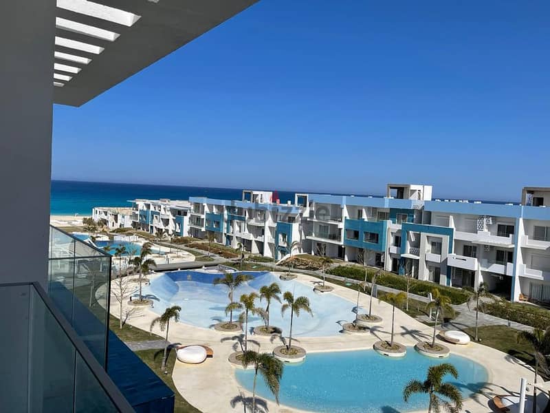Sea View - Fully Furnished hotel apartment in Fouka bay, North Coast - Ras El Hikma 2