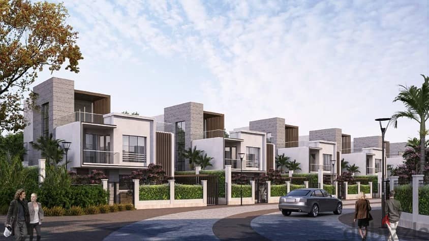At a snapshot price and in convenient installments, own a villa with a garden behind Mall of Arabia with a 30% discount 0