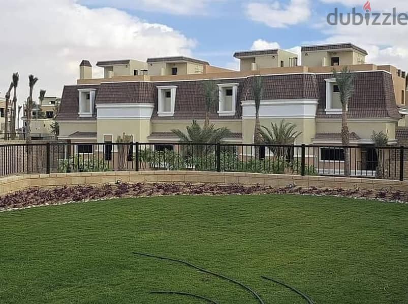 Villa for sale very special price 5 rooms in Sarai Compound very special location wall in wall with Madinaty on the Suez Road entrance to Mostkbal 5
