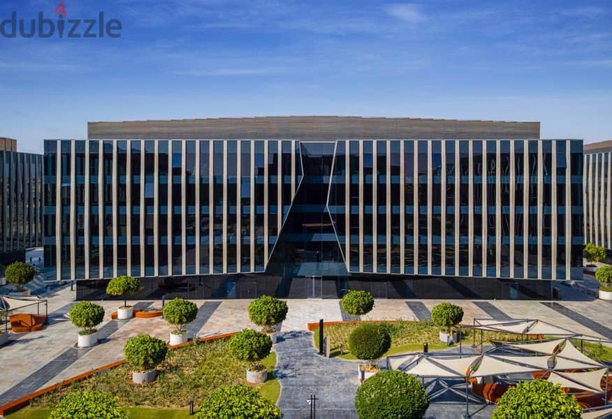 office for sale in EDNC Sodic new cairo التجمع الخامس fully finished 189m2 second floor 7