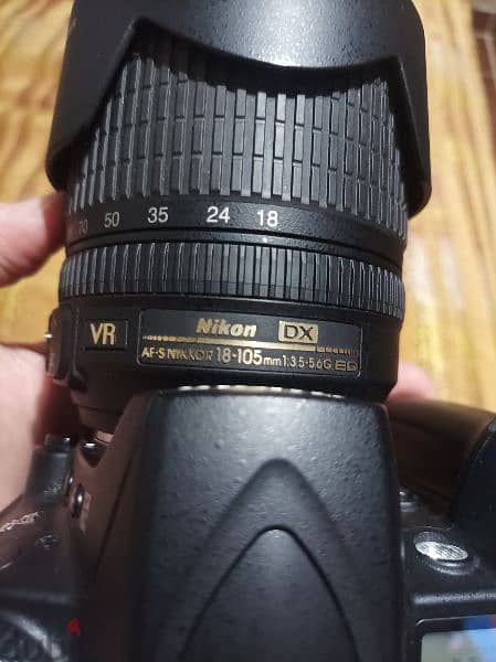 Nikon D90 lens 18-105 4