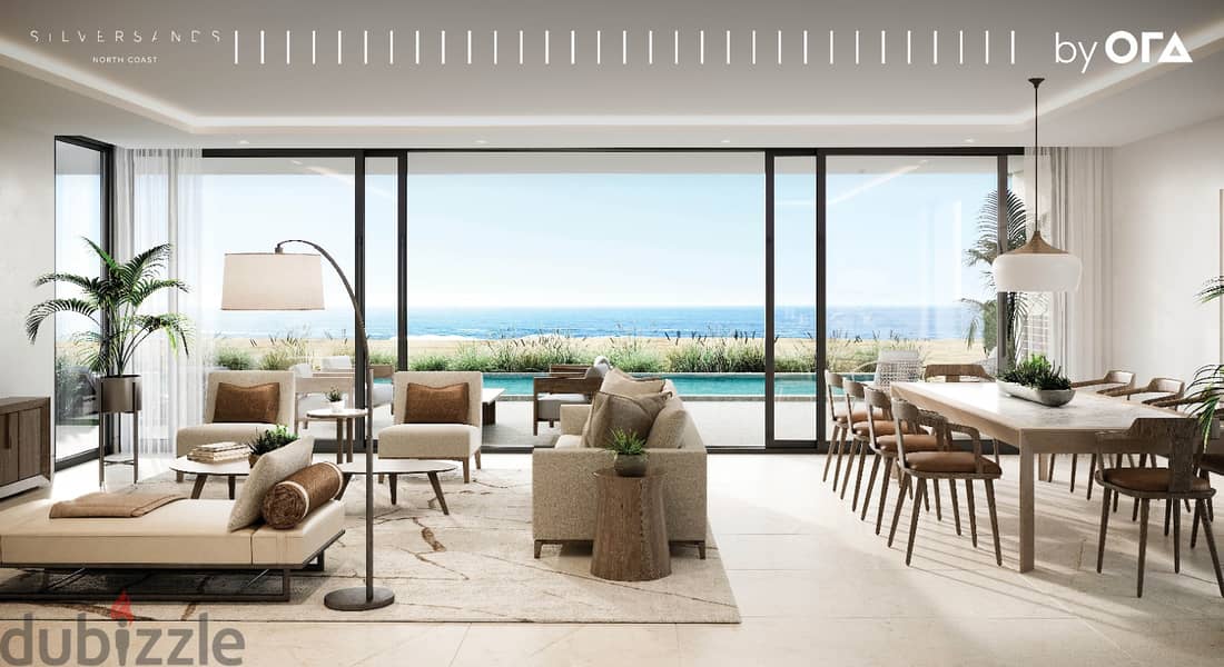 Villa with direct sea views for sale in Silver Sand , North Coast, next to Almaza Bay 8