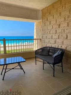 Chalet for sale directly on the sea from La Vista Gardens in Ain Sokhna, fully finished