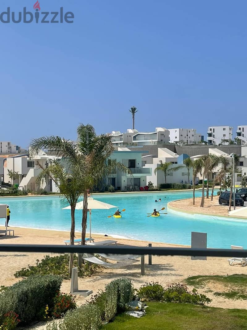 2 BR chalet with a panoramic sea and lagoon view, fully finished  Fouka Bay - Ras El Hekma - North Coast 9