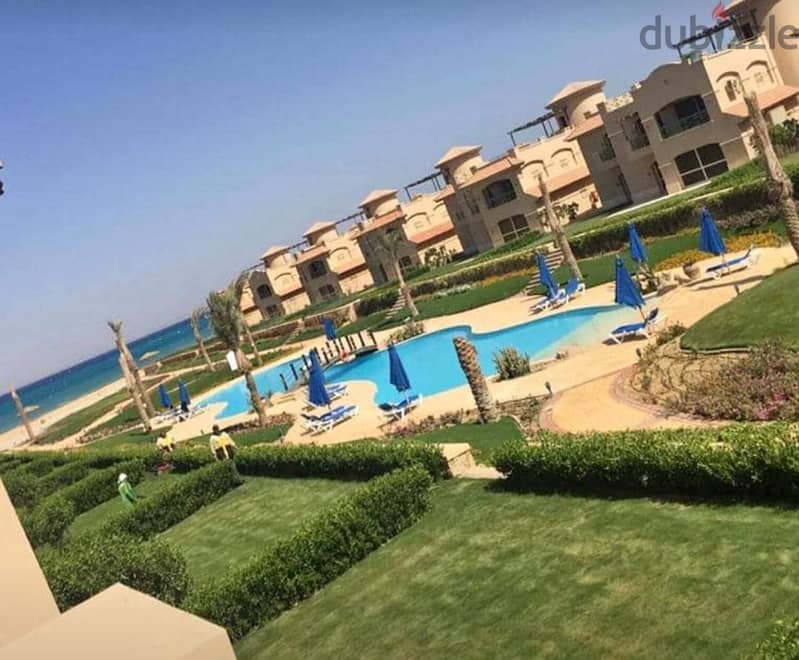 Chalet for sale directly on the sea from La Vista Gardens in Ain Sokhna, fully finished 0