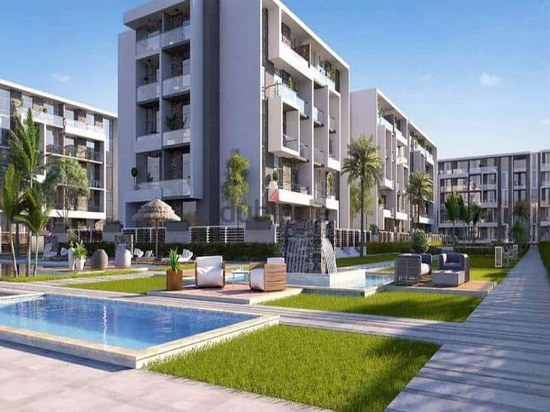 4Bdr apartment with garden for sale in installments down payment of 3 million New Cairo Fifth Settlement La Vista Patio Oro next to the American Unive 3