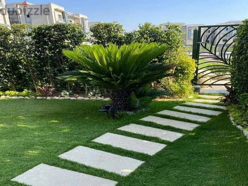 Garden apartment  for sale 131m in installments down payment of million Taj City First Settlement next to Madinaty in front of Cairo Airport 110% disc 1