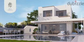 Your villa first row on the sea in Mountain View Plage Sidi Abdel Rahman fully finished super deluxe at the opening price