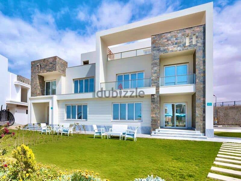 Get a cash discount on a chalet with immediate delivery in Ras El Hekma, Sea View, with full finishing 6