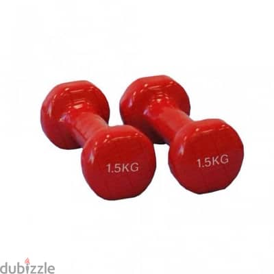 Dumbbells 3kg عدد ٢ دامبل وزن الواحد ١. ٥ كيلو