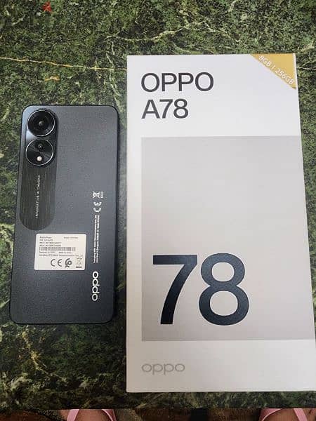 Oppo A78  256/8 مغير شاشة 1