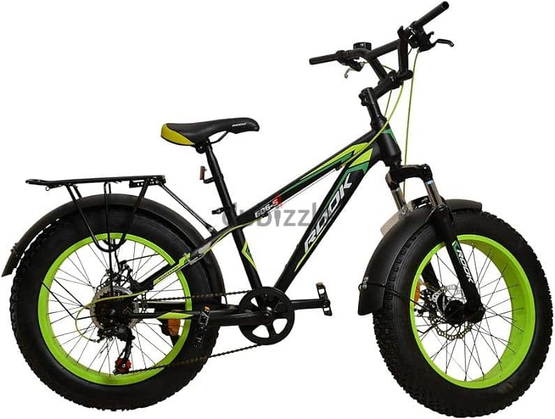 دراجه جبليه خضراء ممتازه . 0