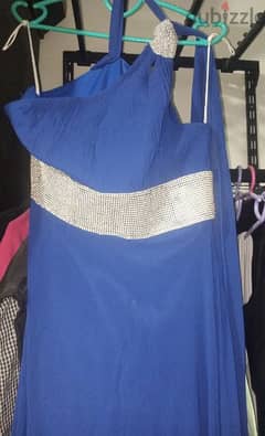 فستان سواريه ازرق