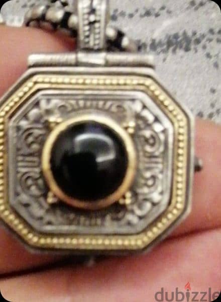 kostantino very famous brand Nicklas sterling silver & gold 18k & onix 3