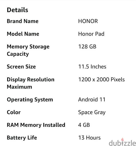 جديد بالكرتونة لم يفتح Honor pad x9 4