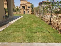 Villa for rent in Mivida  new cairo below market price ( 391 sqm  with garden) 5 bed + Living + nany + dressing فيلا للايجار ميفيدا التجمع الخامس 5غرف