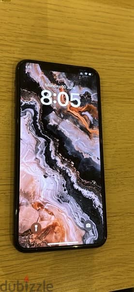 iphone xs max  256 giga with charger dual sim خطين 1