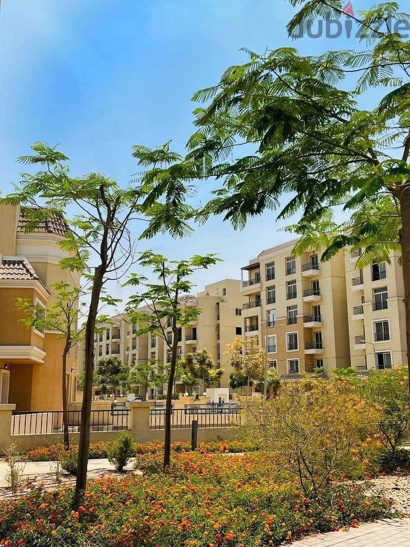 For sale: An apartment with a down payment of 570,000 EGP on Suez Road in "Sarai. " 0