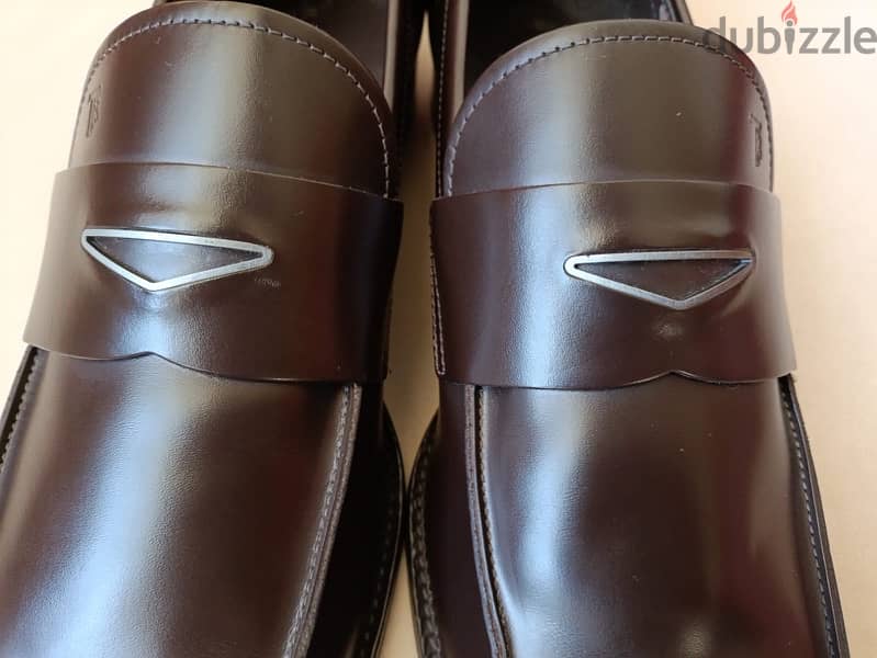 حذاء كلاسيك ايطالي جلد طبيعي بالكامل جديد تماما 2