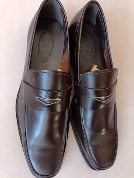 حذاء كلاسيك ايطالي جلد طبيعي بالكامل جديد تماما 3