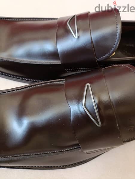 حذاء كلاسيك ايطالي جلد طبيعي بالكامل جديد تماما 11