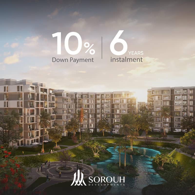 Get 10% discount and book your semi-finished apartment in Entrada, the Administrative Capital, in the heart of R7, area of ​​93 square meters. 18