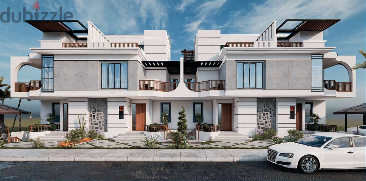 With the lowest down payment and installments up to 7 years, own a 353m townhouse in SILIO compound in the heart of Sheikh Zayed 1