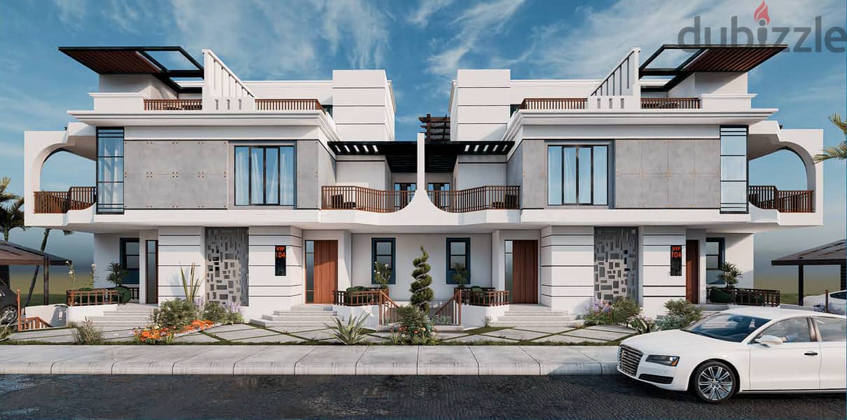 Townhouse 352m for sale in SILIO compound in the heart of Sheikh Zayed directly on the central axis Installment over 7 years 11