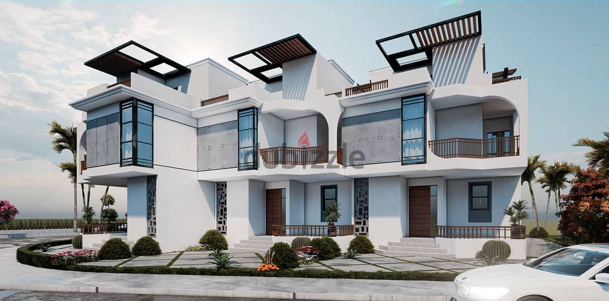 Own a 355m townhouse in SILIO compound in the heart of Sheikh Zayed at a special price and the longest payment period 10