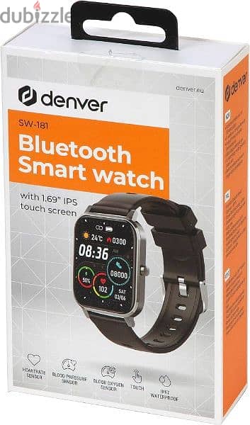 Denver Bluetooth Smart Watch SW - 181 (ساعة سمارت بلوتوث جديدة) 2