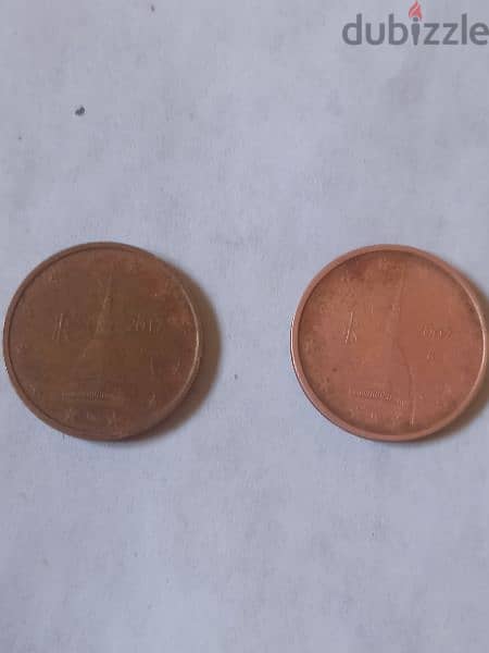 يورو سنت ايطالي 1