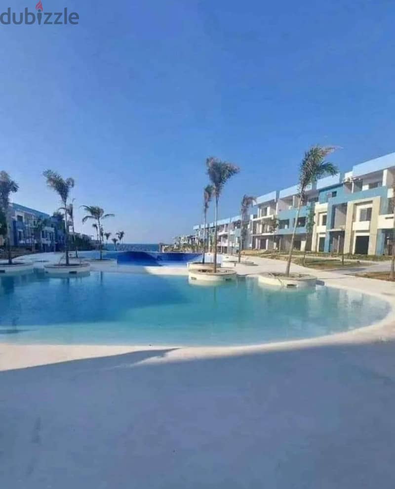 Chalet 115m for sale in Salt Village Tatweer Misr North Coast Fully Finished and sea view near the new Alamein, Sidi Abdelrahman and, Fouka bay road 11