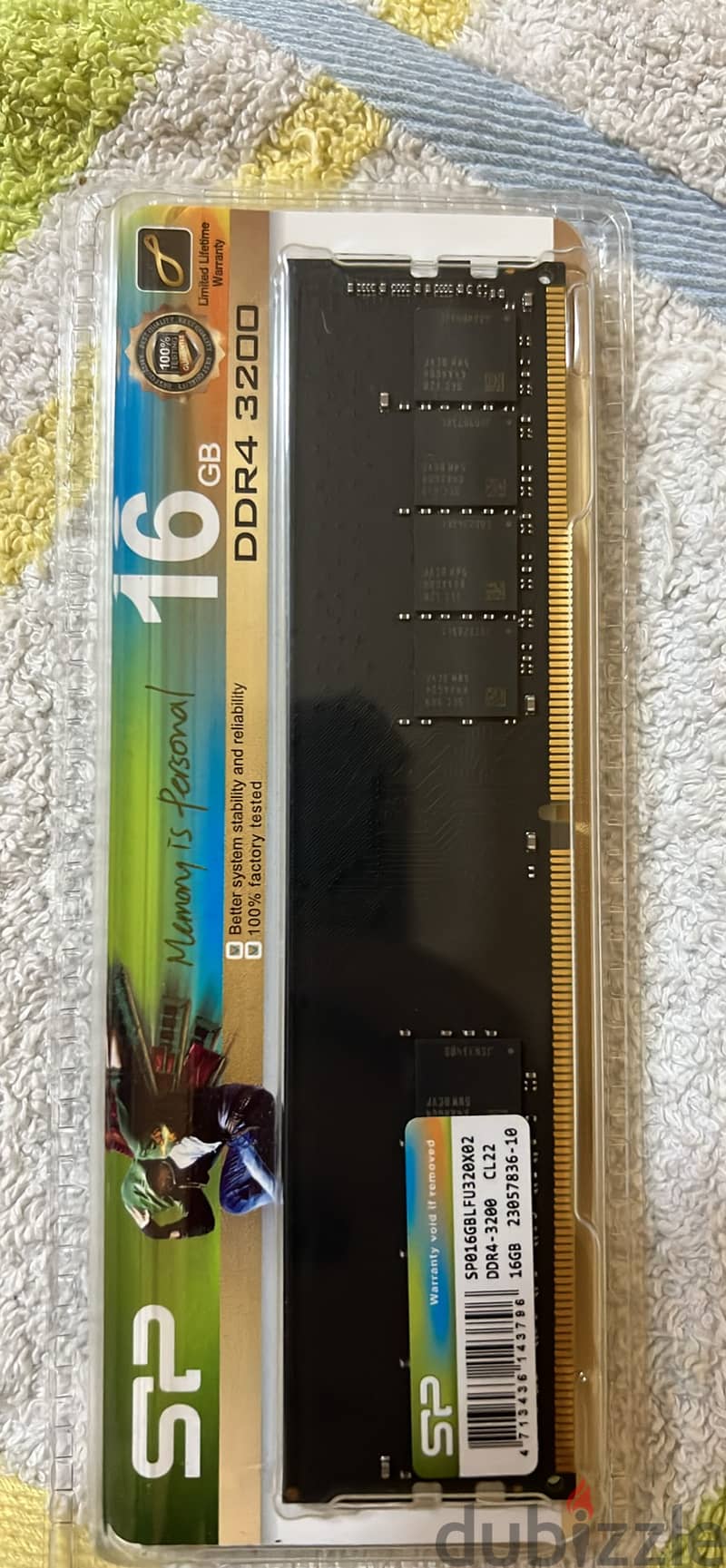 RAM 16Gb For Desktop PC DDR4 3200 Black Silicon power 2