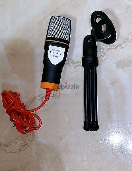 Condenser Microphoneمايك 
SF-666
ميكروفون كوندنسر بالحامل الخاص به 11
