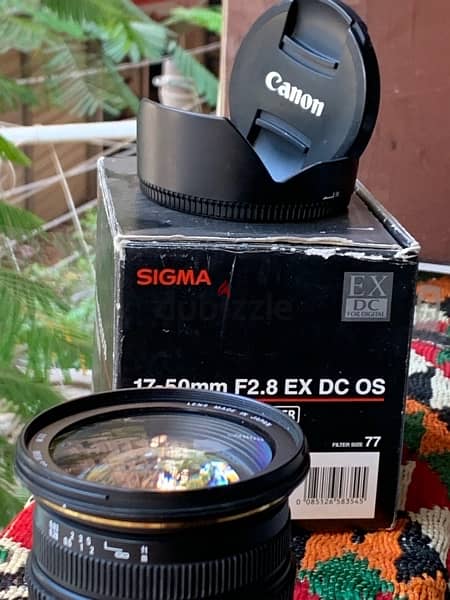 lens 17-50 mm f 2.8 sigma for  canon dc os 1