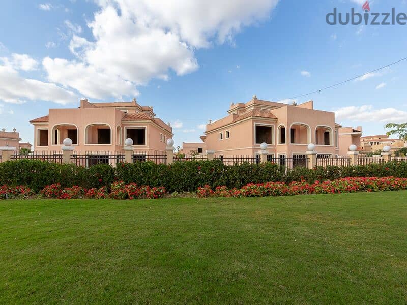 Twin house ready to move for sale in Cleopatra Palace Compound in front of Gate 1 Madinaty 4