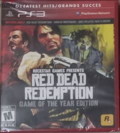 Red dead redemption 1 game of the year edition ps3 sealed
