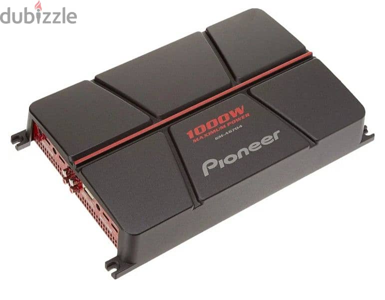 Pioneer GM-A6704 4-Channel Bridgeable Amplifier with Bass Boost 1
