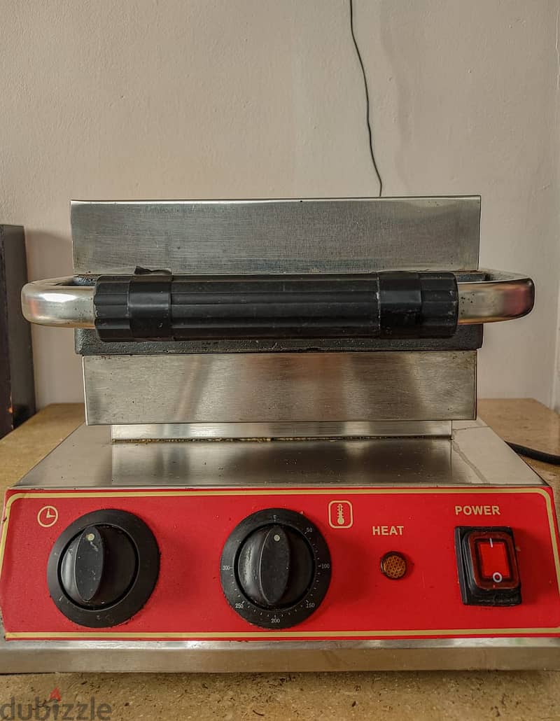 Waffle maker machine ماكينة وافل ايطالي 5