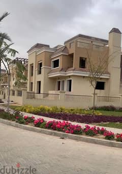 Villa for sale in installments over 8 years in Sarai Compound on Suez Road or cash with a 42% discount
