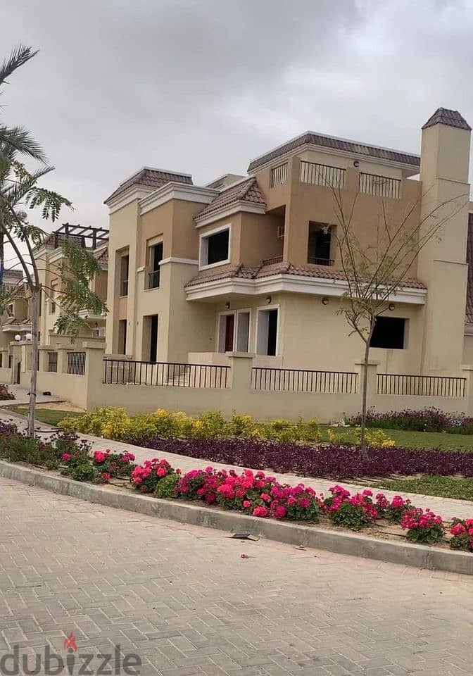 Villa for sale in installments over 8 years in Sarai Compound on Suez Road or cash with a 42% discount 0