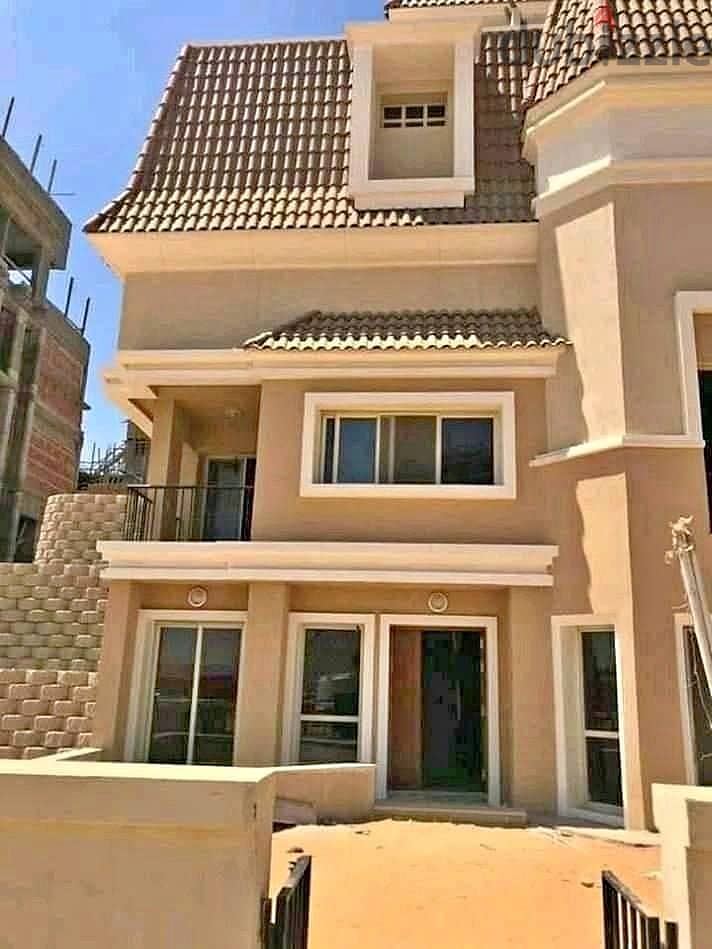 Villa for sale in installments over 8 years in Sarai Compound on Suez Road or cash with a 42% discount 3