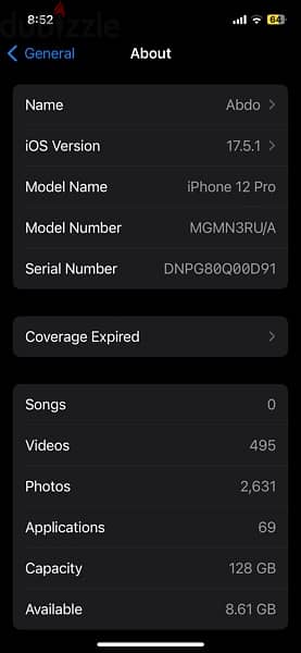 iphone 12 pro 128GB 3