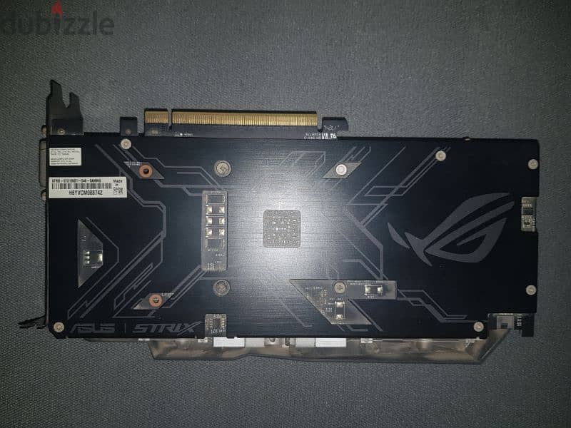 كارت شاشة GTX 1050ti Asus Rog Strix بحالة ممتازة بكرتونتة متفتحش نهائي 1